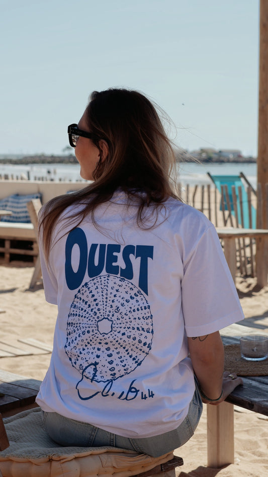 T-SHIRT OURSIN - CREME