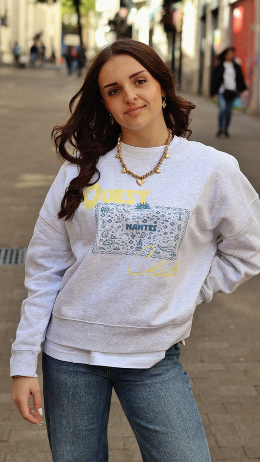 SWEAT PTIT BEURRE - GRIS