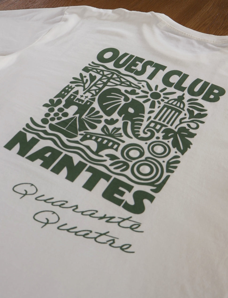 T-SHIRT NANTES - CREME
